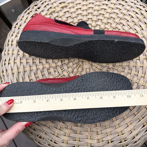 Thierry Rabotin Red and Black Leather Shoes Size Approx 10 Wide See Pics Measure - Picture 16 of 16